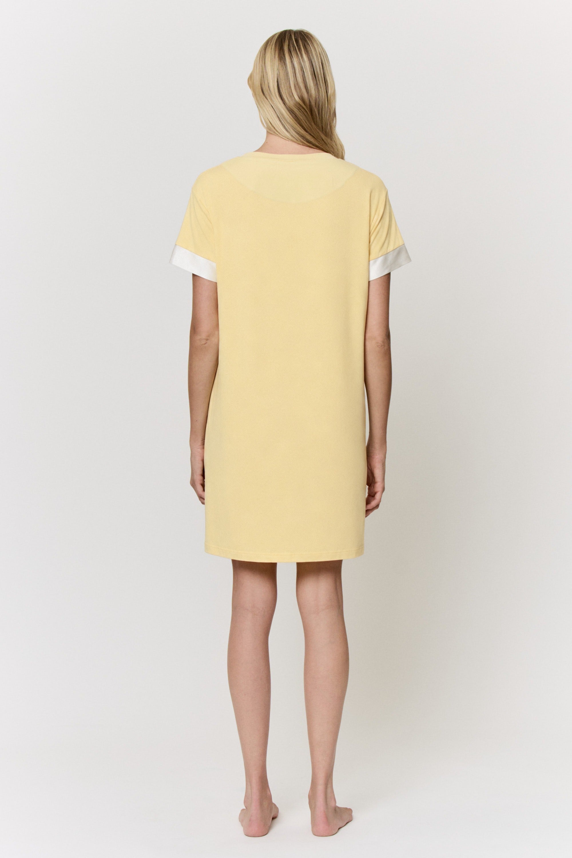 Chamomile-Dyed Modal Lounge-Dress in naturally dyed fabric by AGA Nature
