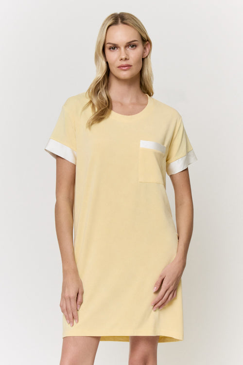Chamomile-Dyed Modal Lounge-Dress