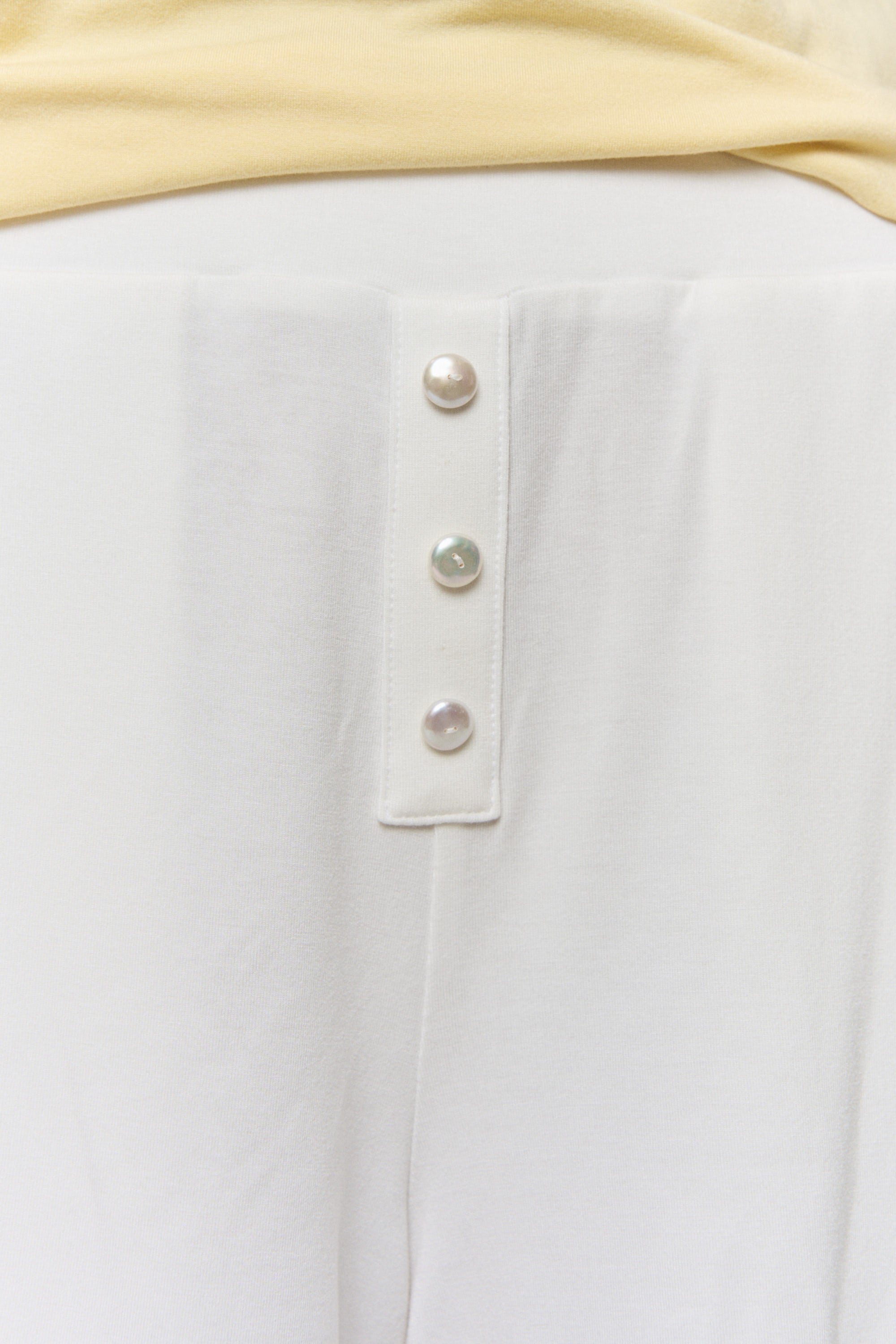 Undyed Modal Pearl-Button-Short in naturally dyed fabric by AGA Nature