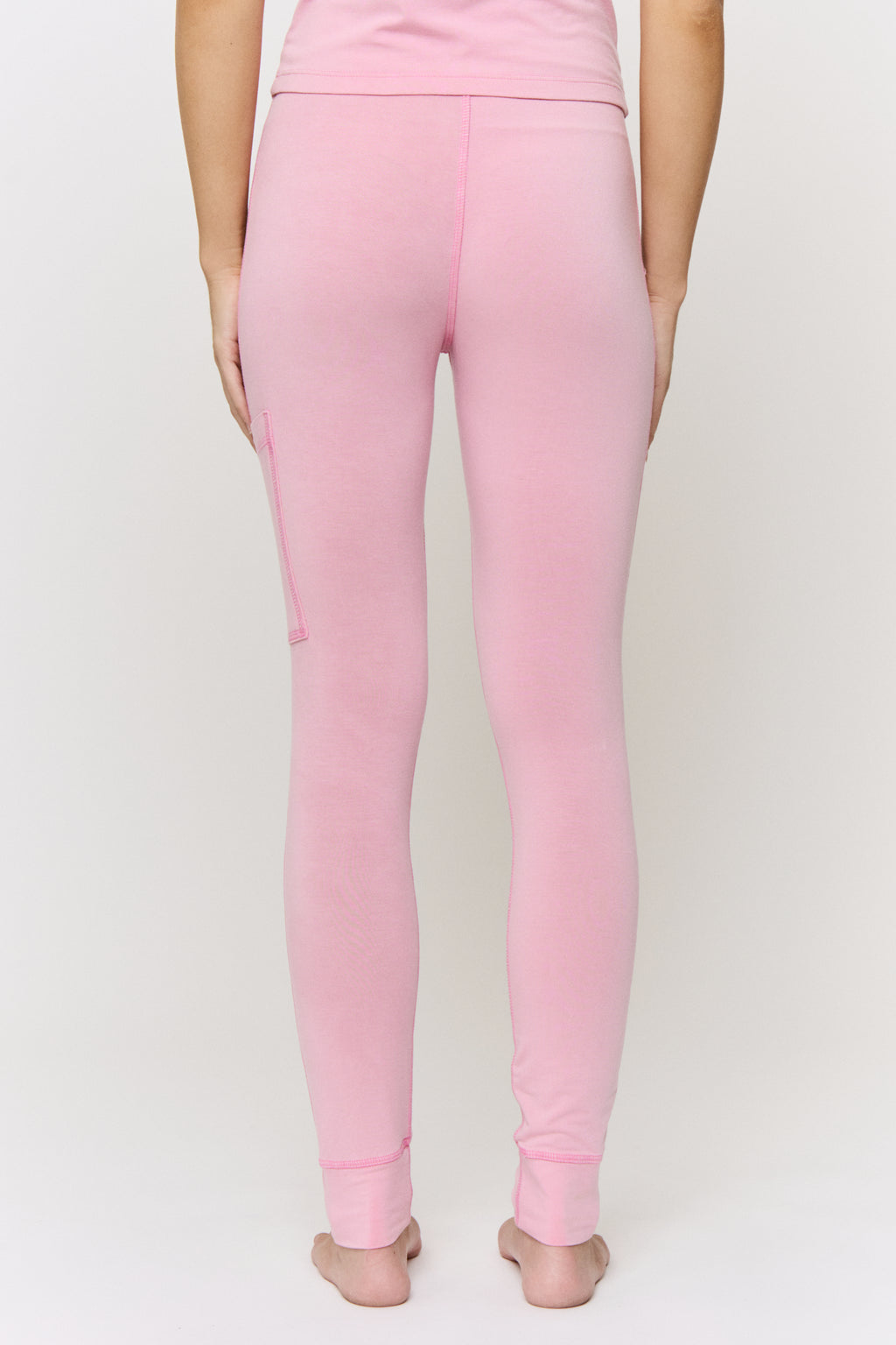 Cochineal-Dyed Modal Pocket-Legging in naturally dyed fabric by AGA Nature