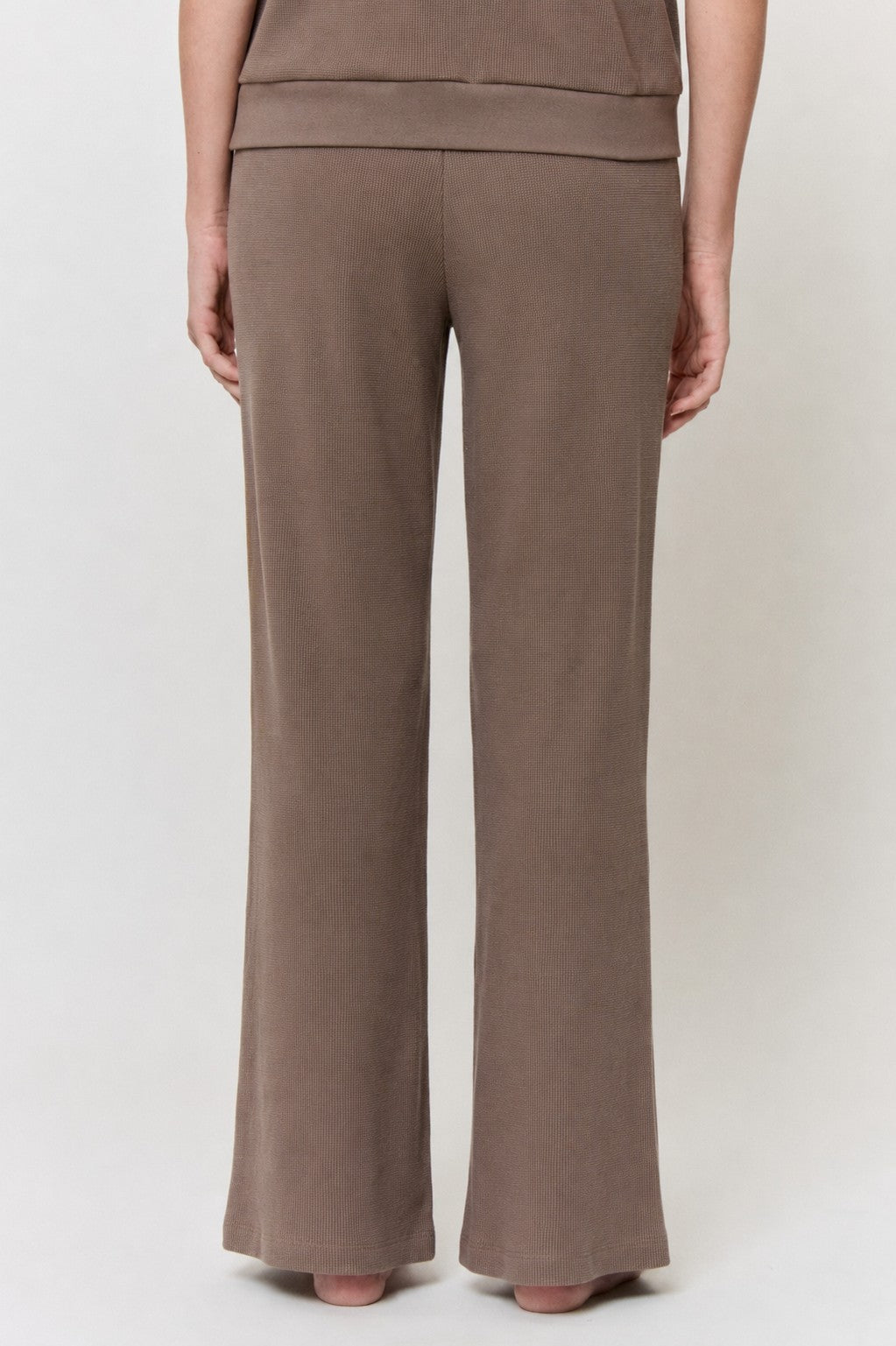 Cutch-Dyed Waffle Lounge-Pant in naturally dyed fabric by AGA Nature