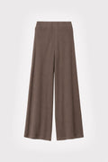 Cutch-Dyed Waffle Wide-Leg Pants