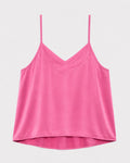 Cochineal-Dyed 19mm Silk Camisole Pajama Set