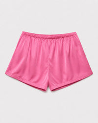 Cochineal-Dyed Silk Short Set in naturally dyed fabric by AGA Nature
