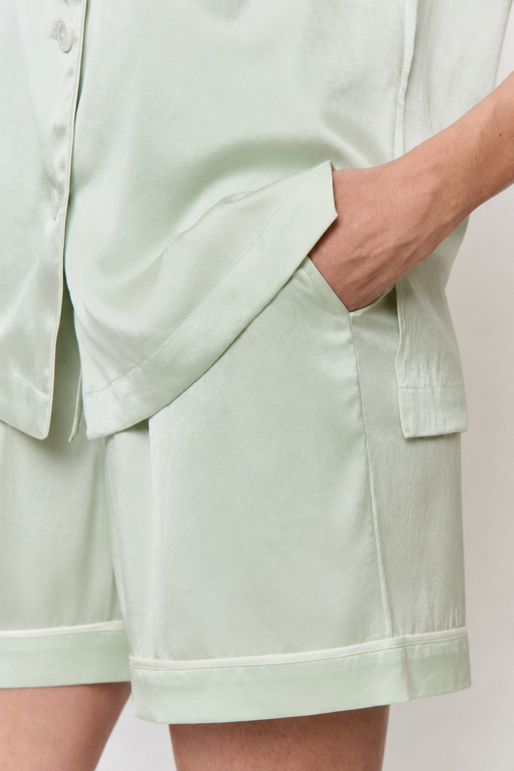 Mulberry-Dyed Silk Pajama Set