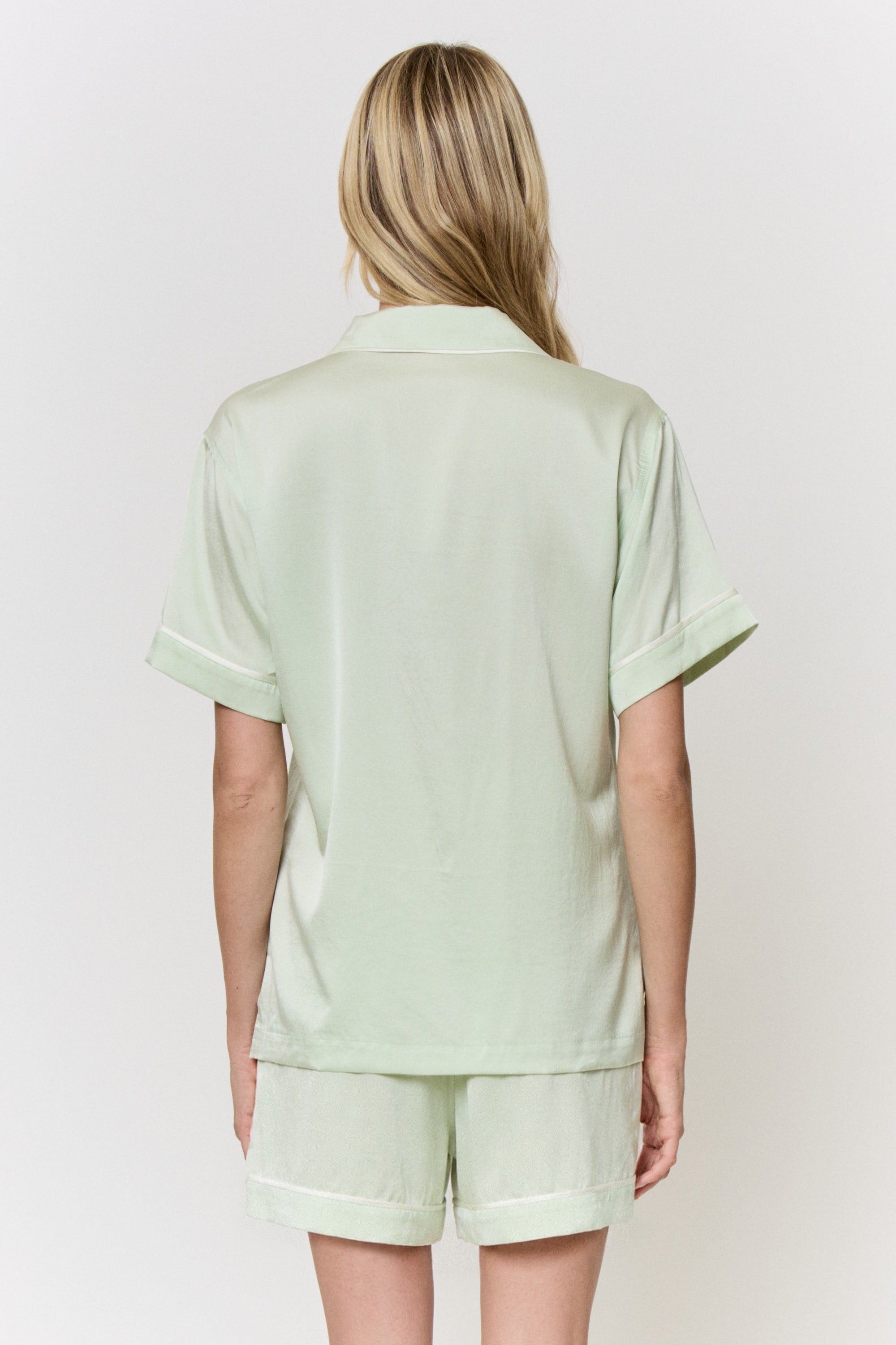 Mulberry-Dyed Silk Pajama Set