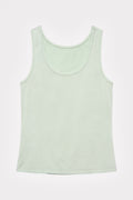 Mulberry-Dyed Modal Scoop-Neck Tank