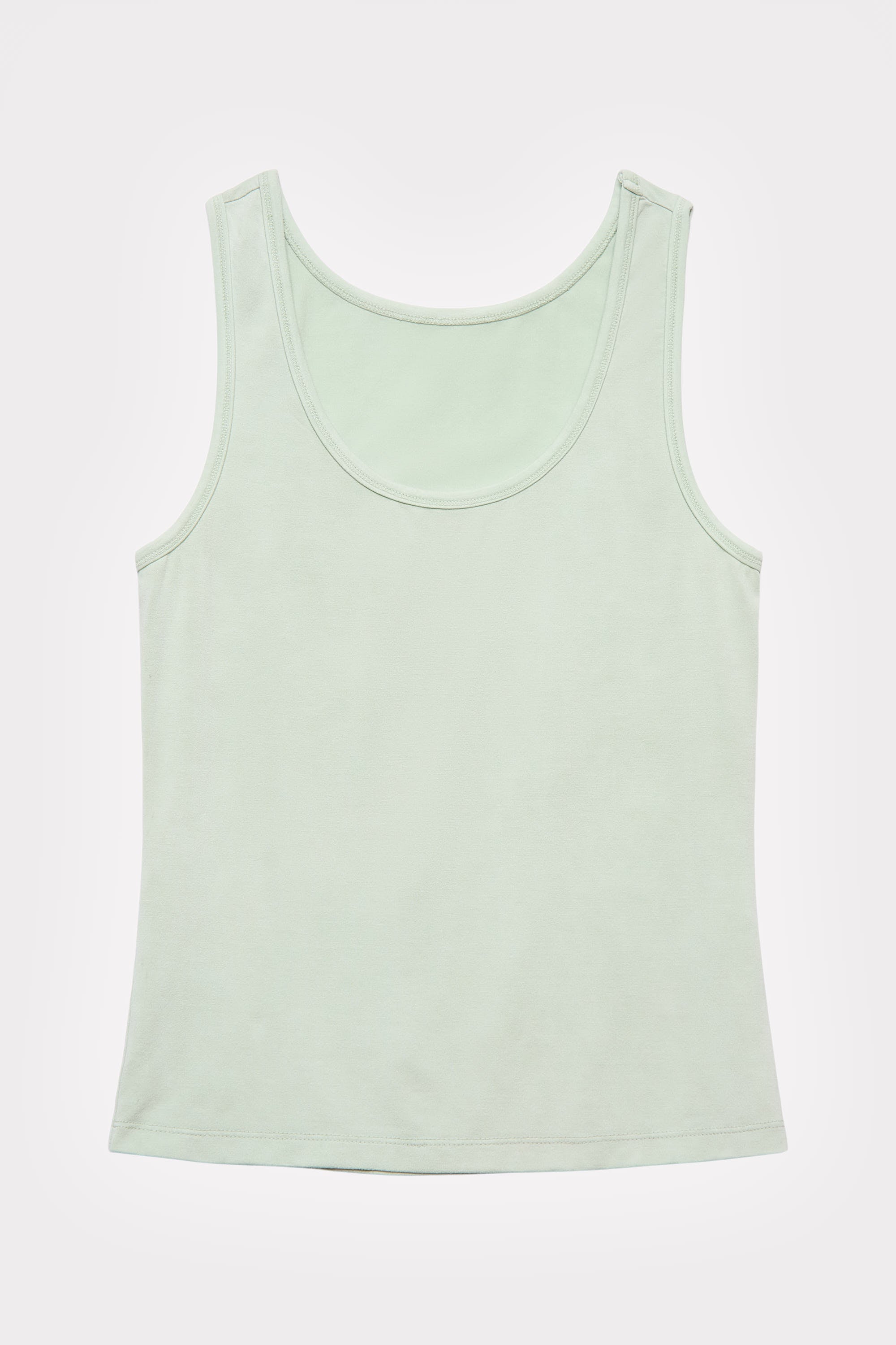 Mulberry-Dyed Modal Scoop-Neck Tank in naturally dyed fabric by AGA Nature