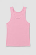 Cochineal-Dyed Modal Scoop-Neck Tank in naturally dyed fabric by AGA Nature