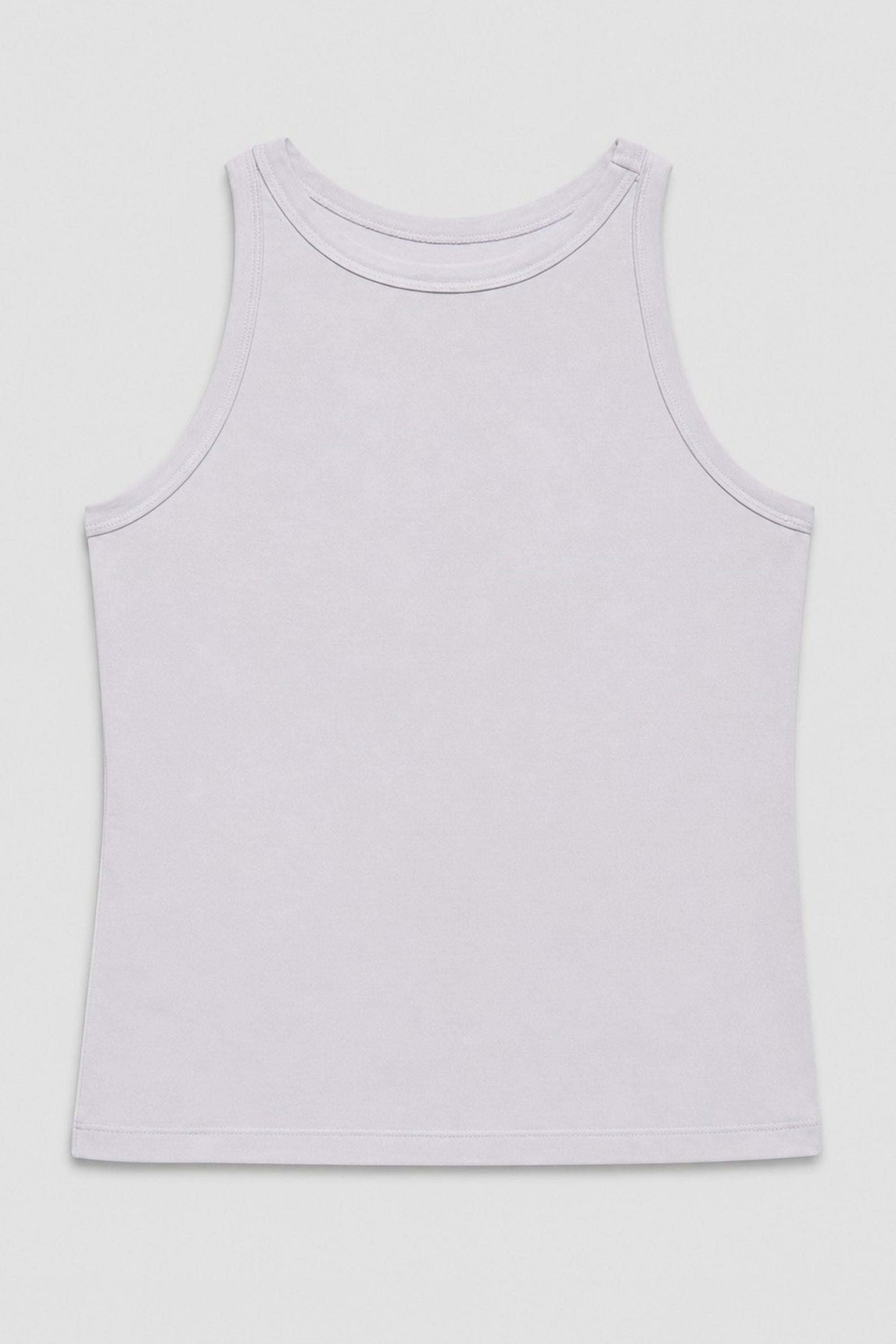 Red Cabbage-Dyed Modal Round-Neck Tank in naturally dyed fabric by AGA Nature