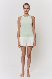 Mulberry-Dyed Modal Round-Neck Tank in naturally dyed fabric by AGA Nature