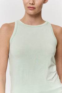 Mulberry-Dyed Modal Round-Neck Tank in naturally dyed fabric by AGA Nature