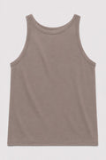 Cutch-Dyed Modal Round-Neck Tank in naturally dyed fabric by AGA Nature