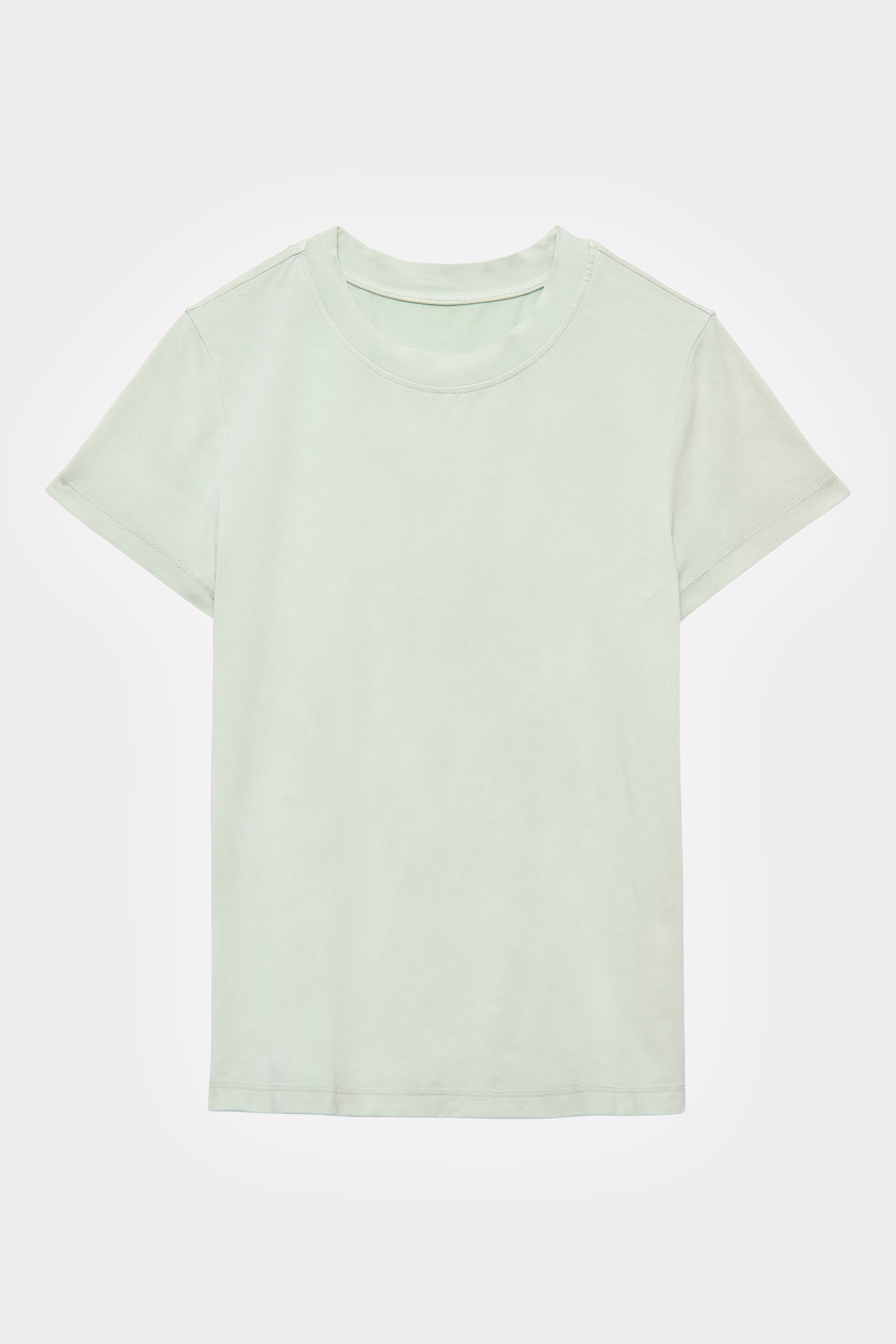 Mulberry-Dyed Modal Short-Sleeve Top in naturally dyed fabric by AGA Nature