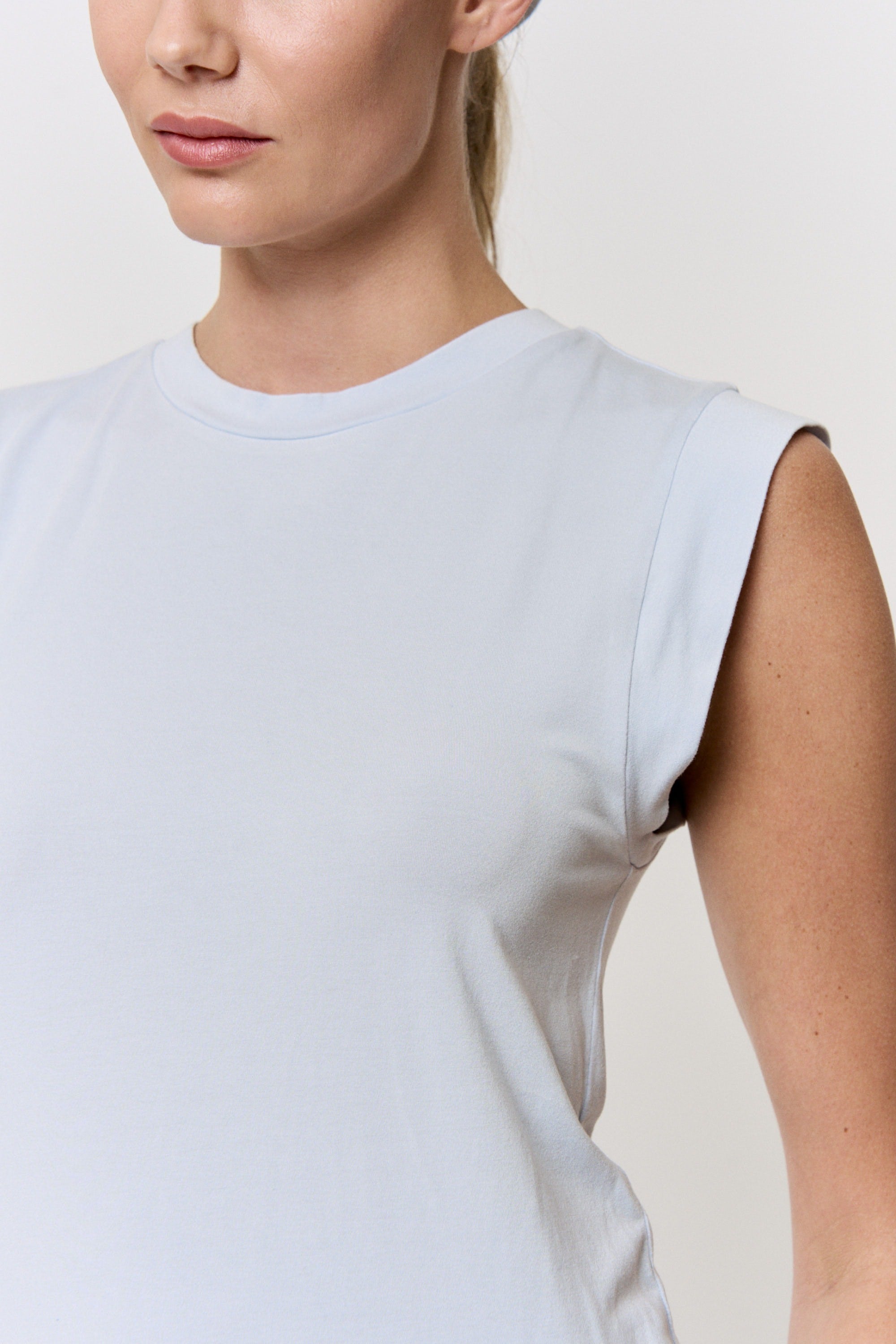 Red Cabbage-Dyed Modal Sleeveless Tank in naturally dyed fabric by AGA Nature