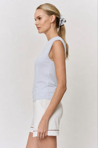 Red Cabbage-Dyed Modal Sleeveless Tank in naturally dyed fabric by AGA Nature