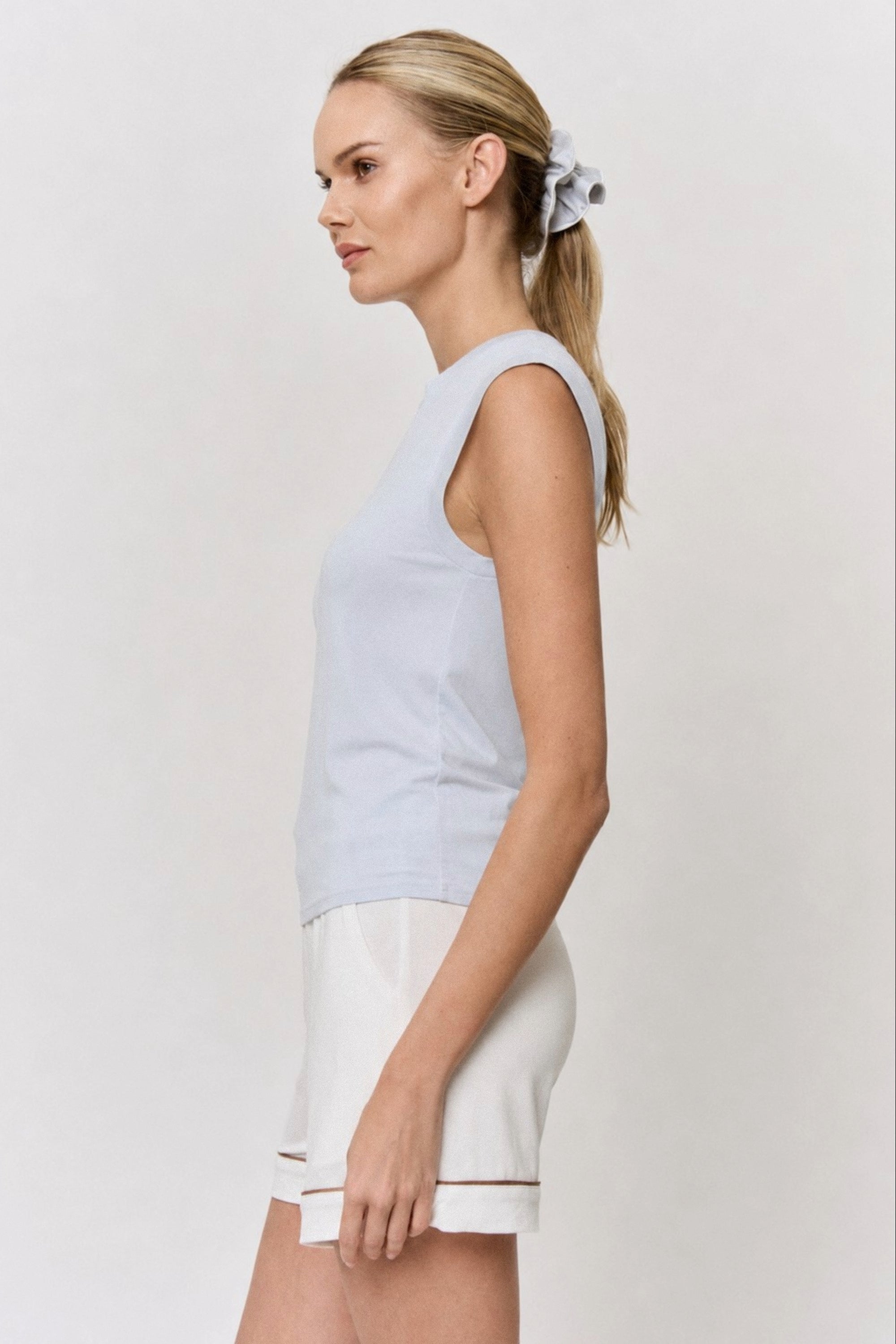 Red Cabbage-Dyed Modal Sleeveless Tank in naturally dyed fabric by AGA Nature
