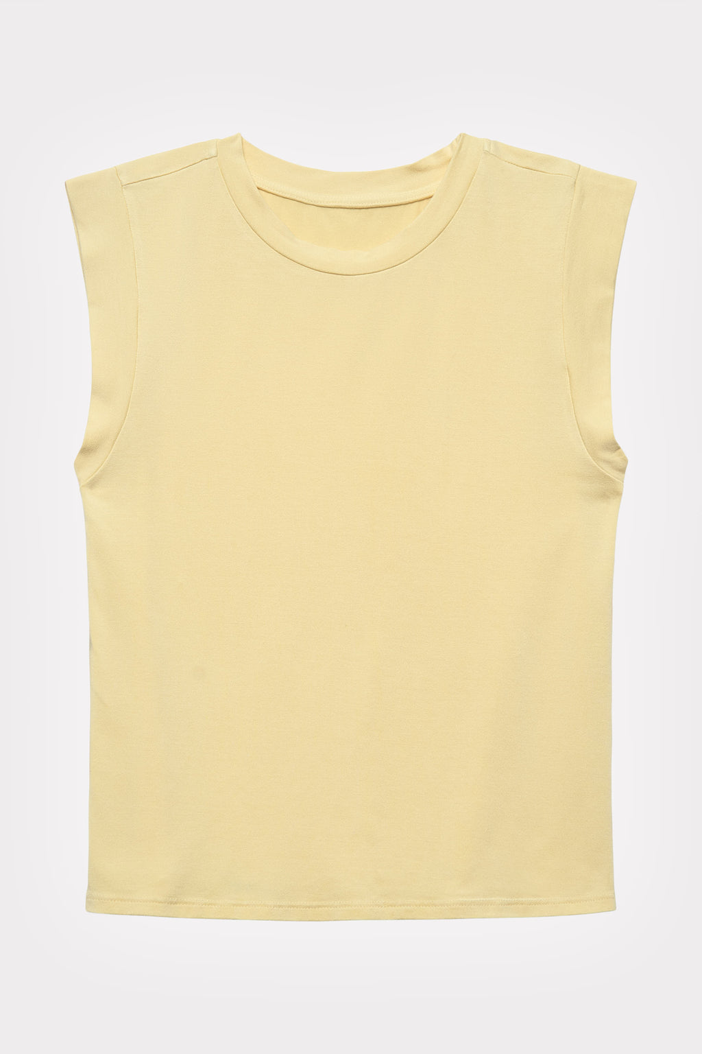 Chamomile-Dyed Modal Sleeveless Tank in naturally dyed fabric by AGA Nature