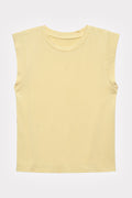 Chamomile-Dyed Modal Sleeveless Tank in naturally dyed fabric by AGA Nature