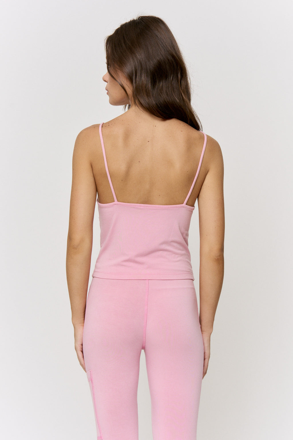 Cochineal-Dyed Modal V-Neck Cami in naturally dyed fabric by AGA Nature
