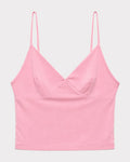 Cochineal-Dyed Modal V-Neck Cami in naturally dyed fabric by AGA Nature