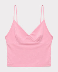 Cochineal-Dyed Modal V-Neck Cami in naturally dyed fabric by AGA Nature