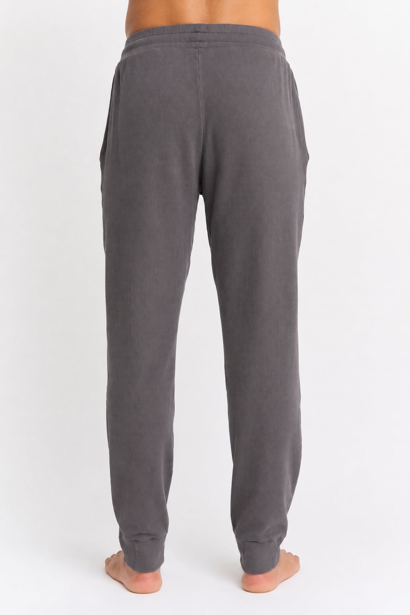 Myrobalan Dyed Cotton Modal Waffle Drawstring Pant