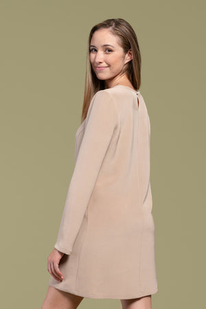 AGA | Dahlia Front Pocket Dress Walnut
