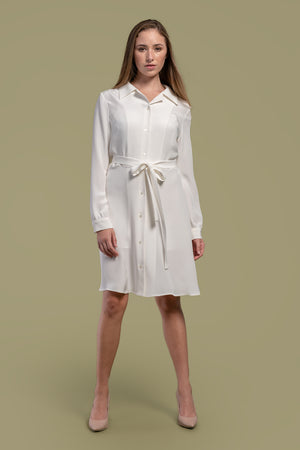 AGA | Maeve Button Dress With Front Tie
