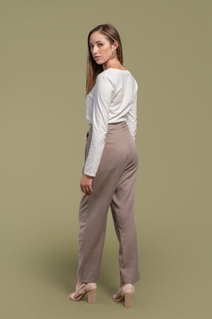 AGA | Riley Front Fold Trousers Catechu